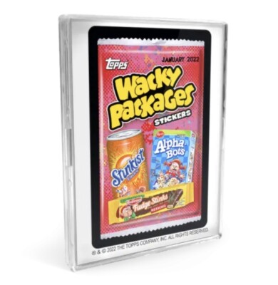 2022 WACKY PACKAGES MONTHLY JANUARY PICK A CARD WONKY PACKAGES PORTRAITS COUPONS