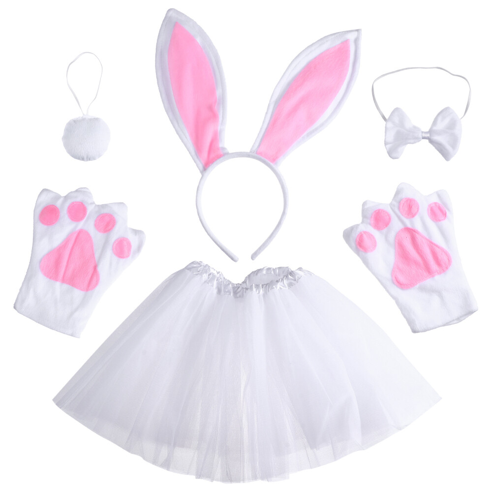 Kirei Sui Kids Animal Costume Ears Headband Bowtie Tail Tutu | Desertcart