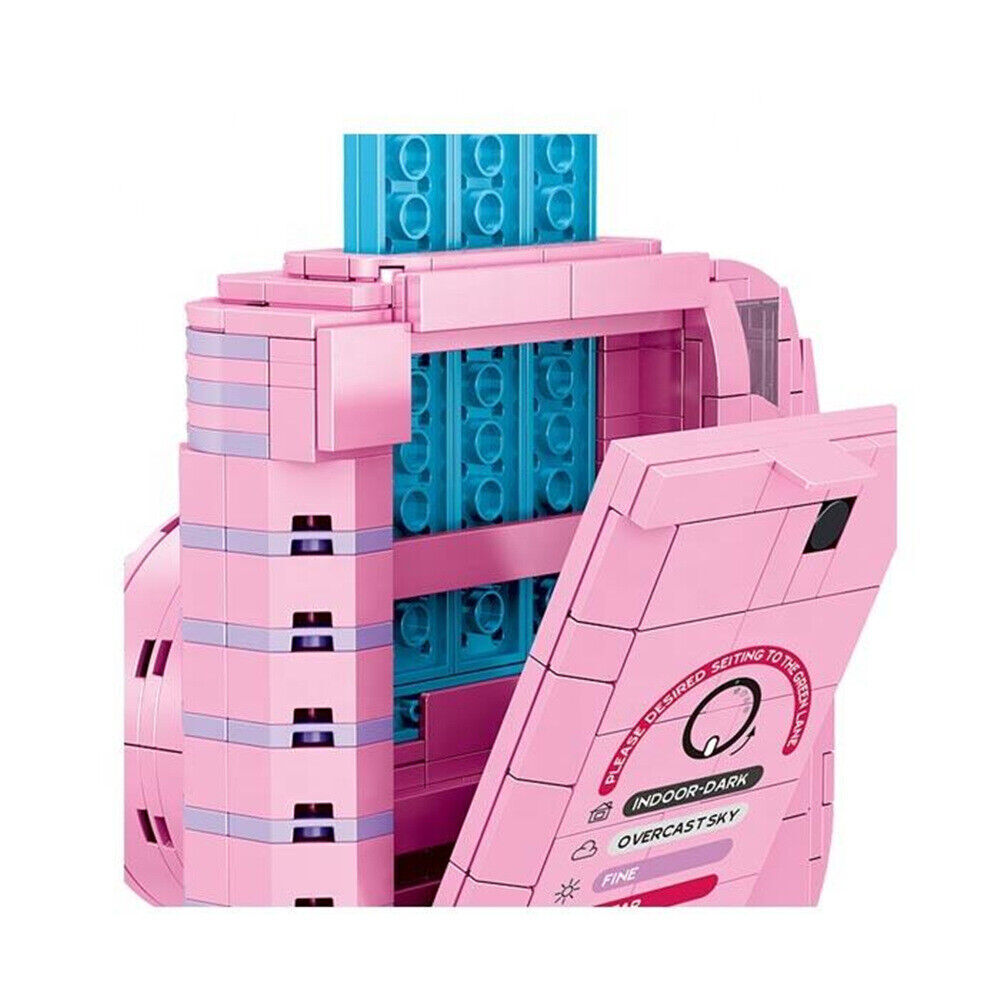 Vintage Digital Camera Model Building Blocks Toys Set Construction