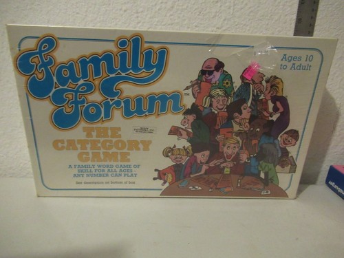 Family Forum The Category Game Game New Factory Sealed Ebay
