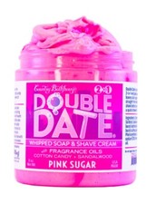 NEW COUNTRY BATHHOUSE DOUBLE DATE WHIPPED SOAP  SHAVE CREAM 8 OZ PINK SUGAR