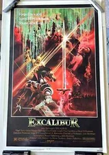 EXCALIBUR ORIGINAL ROLLED MOVIE POSTER
