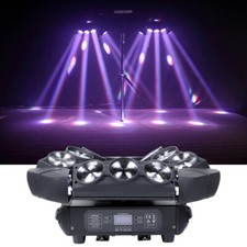 240W 9 Head Bird Moving Head Stage Lighting RGB LEDs DMX DJ Disco Party Light
