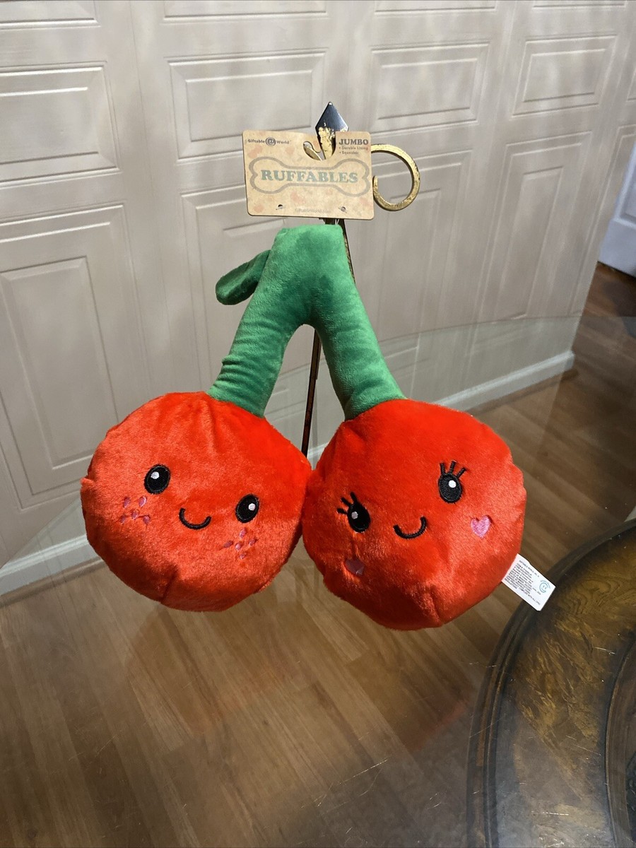 Giftable World 🍒 Cherrys Dog Toy Clinker & With Squeaker 12” | eBay