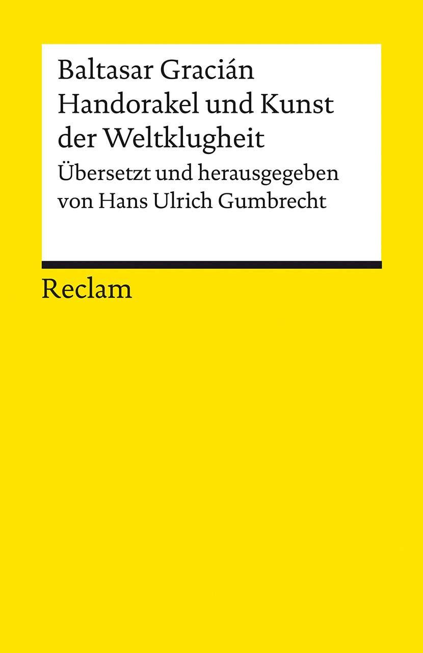 Thumbnail - Baltasar Gracián; Hans Ulrich Gumbrecht; Hans Ulrich Gumbrecht /