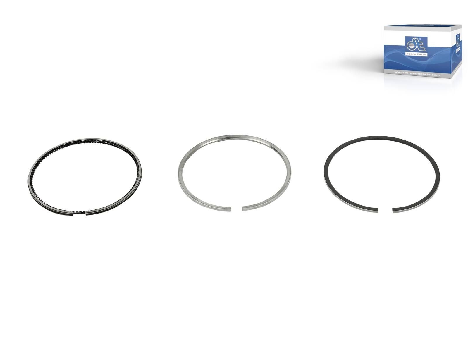 Segments de piston DT Spare Parts 4.92038 usinés pour une haute durabilité mécanique