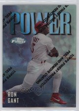 1997 Topps Finest Uncommon - Silver Refractor Uncommon Silver Ron Gant #130 0nr3