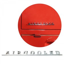 Vw Air-cooled Script Emblem Badge For Volkswagen Bug Beetle Bus Ghia Thing T3 T4