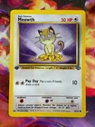 Meowth 56/64 LP 1st Edition Jungle 1999 Pokemon TCG