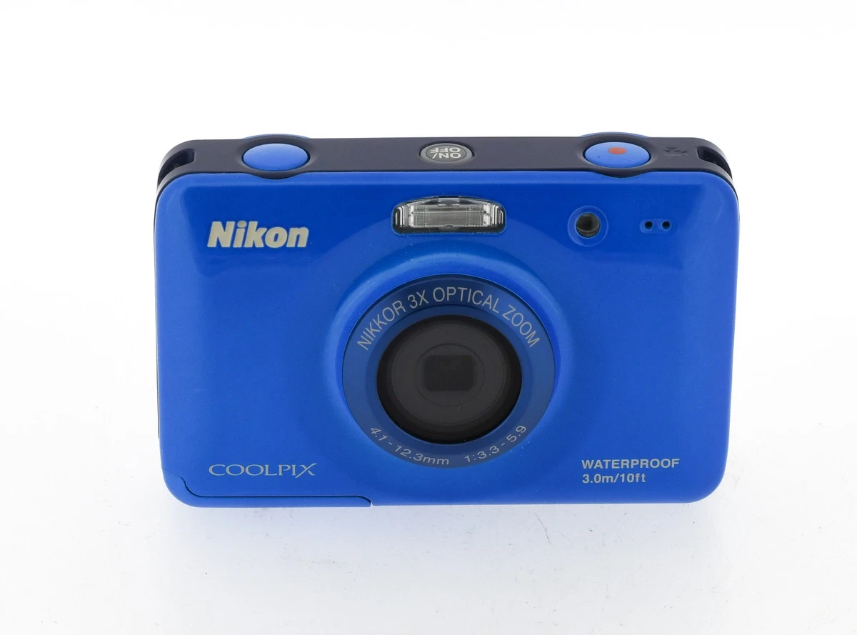 Nikon Coolpix S3000 Bleu 12MP – Pour Pièces (HS) – Zoom 4x