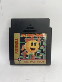 Nintendo NES Games Lot PACMAN and MS. PAC-MAN Tengen Cartridges