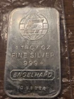 .999 Fine Silver Bar 1 oz -Englehard