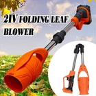 Cordless Leaf Blower 21V Battery Powered Folding 520CFM 150MPH Stepless