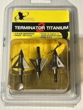 Eastman Outfitters Terminator 2 Titanium 100 Gr. 3 Blade Broadheads New Pack 3.