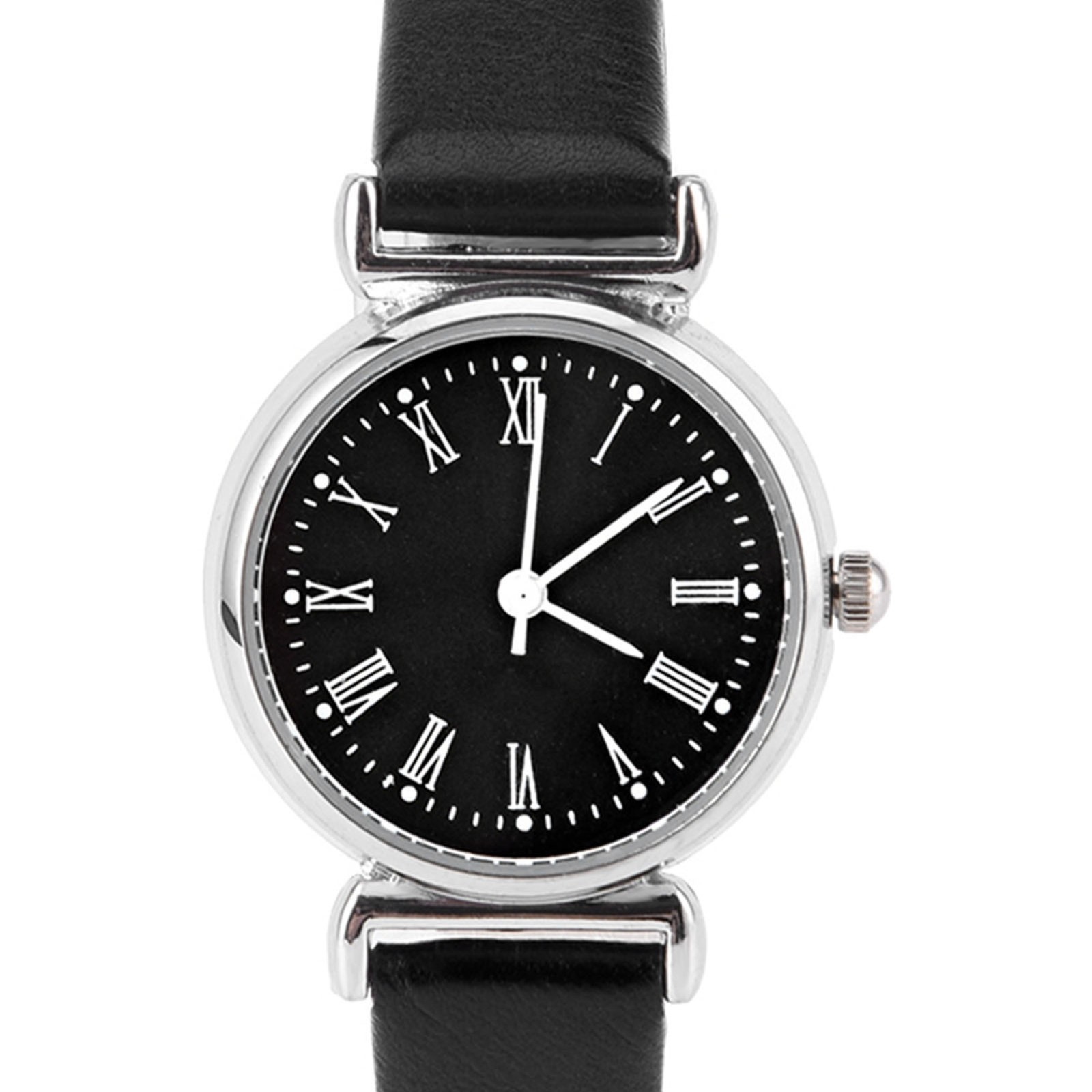 Exquisite Small Simple Fashion Women Dress Watch Retro Leather Mini Wristwat HEN