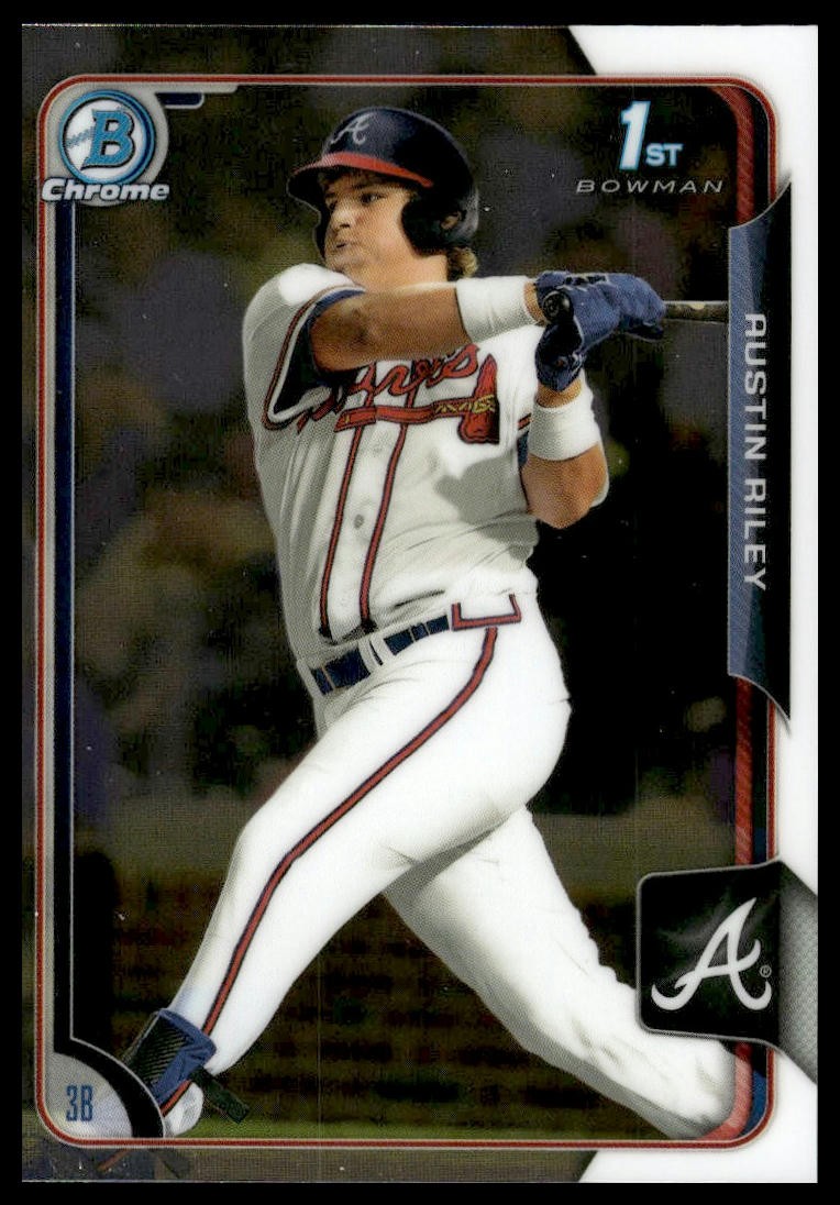 2015 Bowman Draft #157 Austin Riley Chrome Atlanta Braves NM+