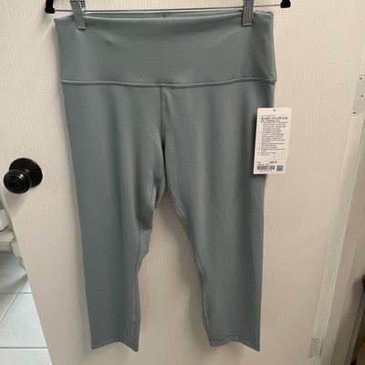 Lululemon Wunder Train HR Crop 23  Leggings Yoga Walking Activewear Size 14 New