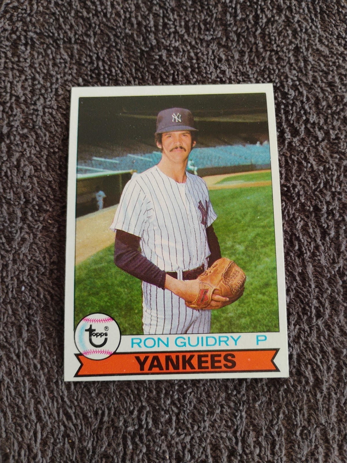 1979 Topps Burger King Ron Guidry New York Yankees Baseball Card #4