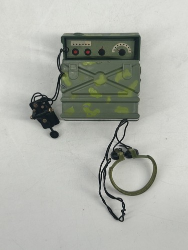 Vintage 1964 Hasbro Japan GI Joe Green Beret Morse Radio - KOMPLETT