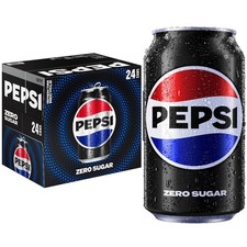 Zero Sugar Cola Soda , 12 fl oz Cans, 24 Pack Case