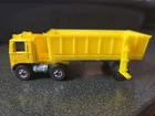 Hot Wheels Redline 1973 Road King Mountain Mining Cab & Trailer Yellow RESTORED