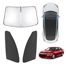 Karltys 3PCS Windshield Sun Shade for 2018-2022 Honda Accord, Thick... Fast Ship