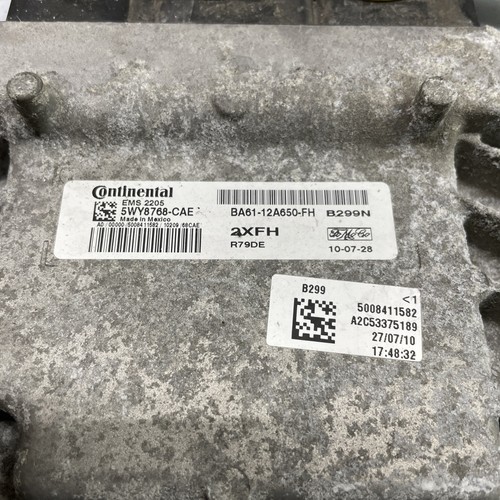 2011 FORD FIESTA ENGINE CONTROL MODULE BRAIN COMPUTER ECU ECM PCM BA61-12A650-FH - Picture 3 of 6