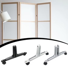 Support Écran Support pour Cloison Pliable Base de Séparation Solide Pieds