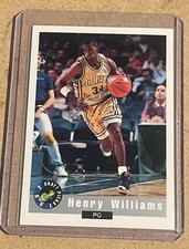 1992 Classic Draft Picks #7 Henry Williams RC Rookie Card Basketball. rookie card picture