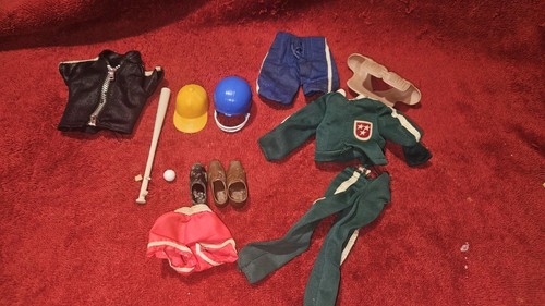 TENUE OUTFIT VÊTEMENT BIG JIM Vintage Moto Sport Adventure Action Set