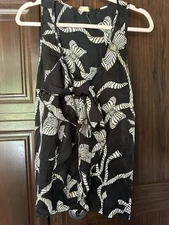 Pixi & Ivy Women’s Large Black Bow Design Sleeveless Shirt Top