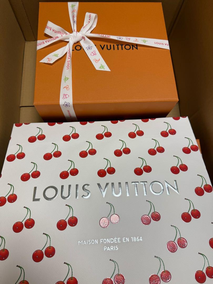 Louis Vuitton Takashi Murakami 2025 Cherry Monogram Nano Alma