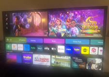 LG 43UR9000PUA 43" in LED 4K UHD TV. The protective screen film is attached 