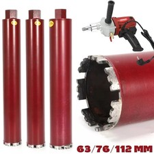 HandHeld Diamond Core Drill Dry/Wet Concrete Core Drilling 63/76/112MM Drill Bit