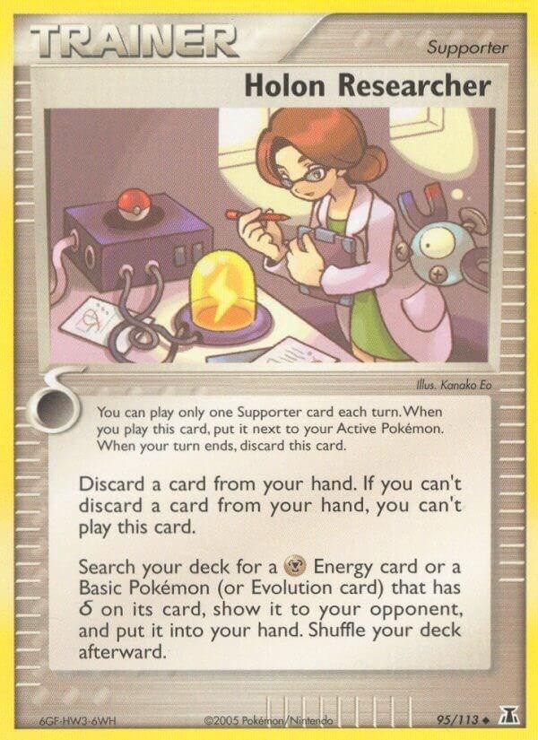 Holon Researcher 95/113 Pokémon Delta Species EX Card NM/Near Mint