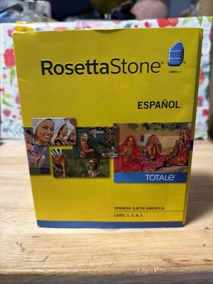 Rosetta Stone ESPANOL - Version 4 - Level 1, 2, 3  (Latin Version)