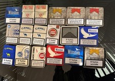 Lotto Di Pacchetti Di Sigarette Vuoto In Metallo