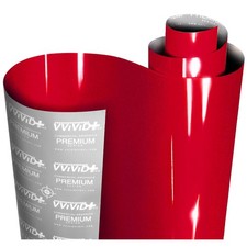 VViViD Ultra Gloss Metallic Candy Red Vinyl Car Wrap Premium Paint Replacement