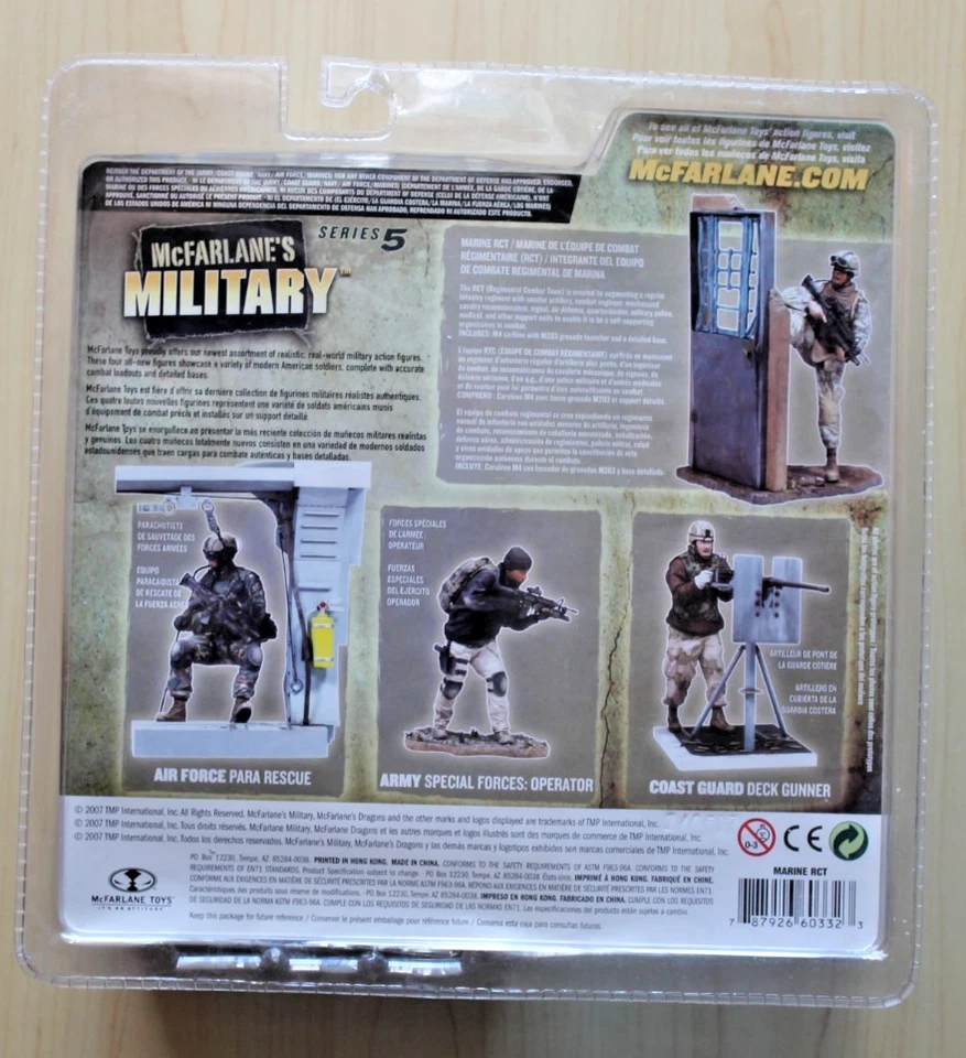 McFarlane's Military Series 5 RCT Regimental Command Team Marine Bonus Sized - Image 2 of 2