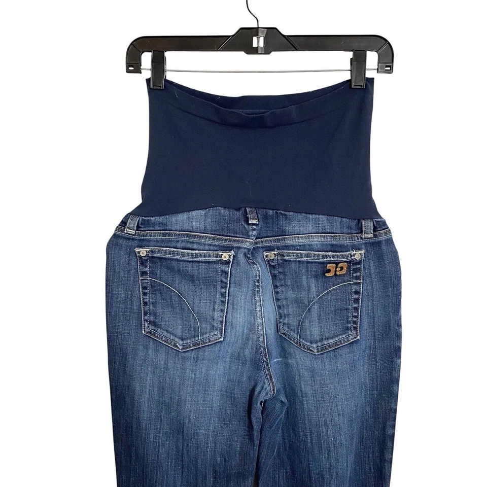 Joes Provocateur Denim Jeans Womens Maternity 29 Darker Distressed Boot Cut - Image 2 of 4