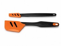 Tupperware Griffbereit Top-Schaber Schwarz-Orange D167 + Kleiner Top-Schaber D78