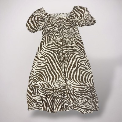 Barbour x House of Hackney Martello Zebra Print Dress Ladies UK 12 | eBay