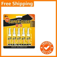 Versatile Yellow Super Glue 5-Pack: Safe, Fast & Perfect for Small Repairs