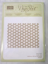 Stampin Up HEXAGONS DYNAMIC Textured Impressions Embossing Folder, 143231