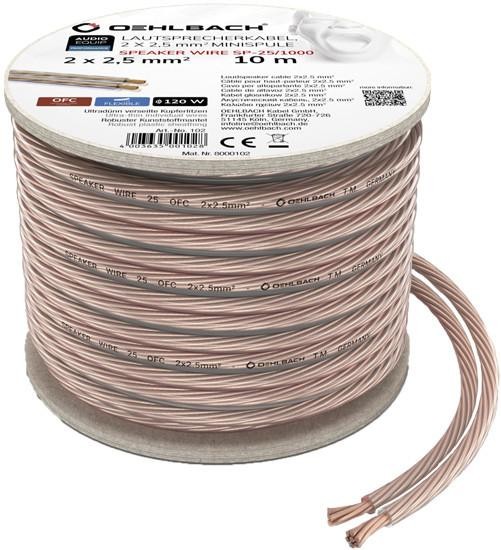 Лаутспречеркабель ОЛЬБАХА 2x25 мм2 стеклянный 10 м SB 1906934 6290₽