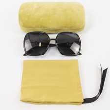 Gucci Oversized Hexagonal Women's Sunglasses GG0890S 001 In Black W/ Case