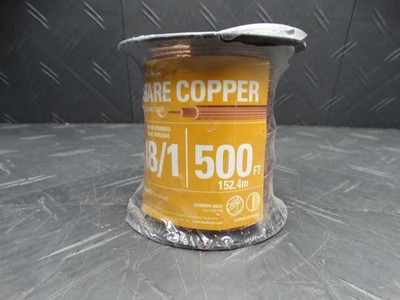 Southwire 500 ft. 18-Gauge Stranded SD Bare Copper Grounding Wire