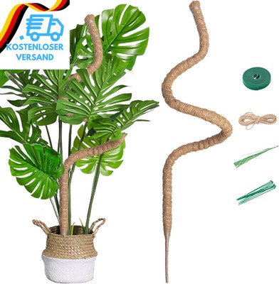 Mcbazel 160CM Monstera Rankhilfe Kokosfaser Rankhilfe Mit Zubehör, Monstera Pfla