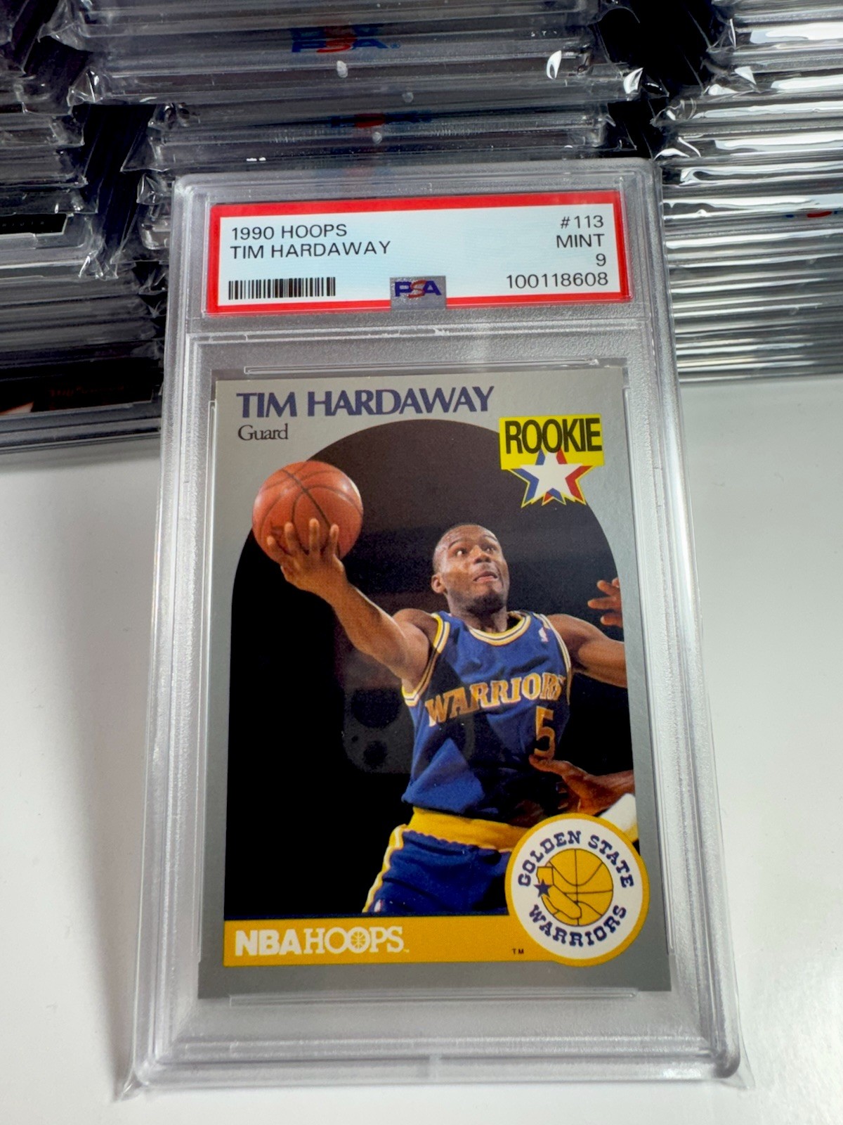 1990 HOOPS Tim Hardaway ROOKIE #113💎🔥PSA9!!
