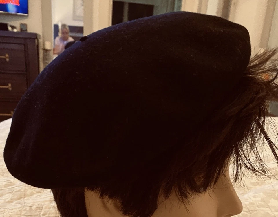 Sools Chantac Beret France Paris 1950s Maitre Chapelier Beret - Image 4 of 4